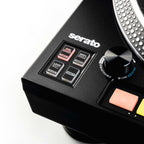 Reloop RP-8000 MK2 DJ turntable with digital controls and professional-grade platter for mixing and scratching.