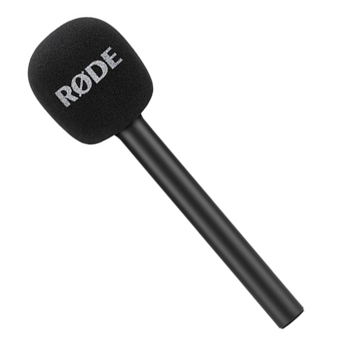 Rode Interview GO handheld adapter for Wireless GO, close-up detail in black