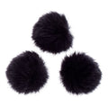 Three Rode Minifur Lav microphone windscreens and deadcats for noise reduction and wind protection for lavalier microphones.