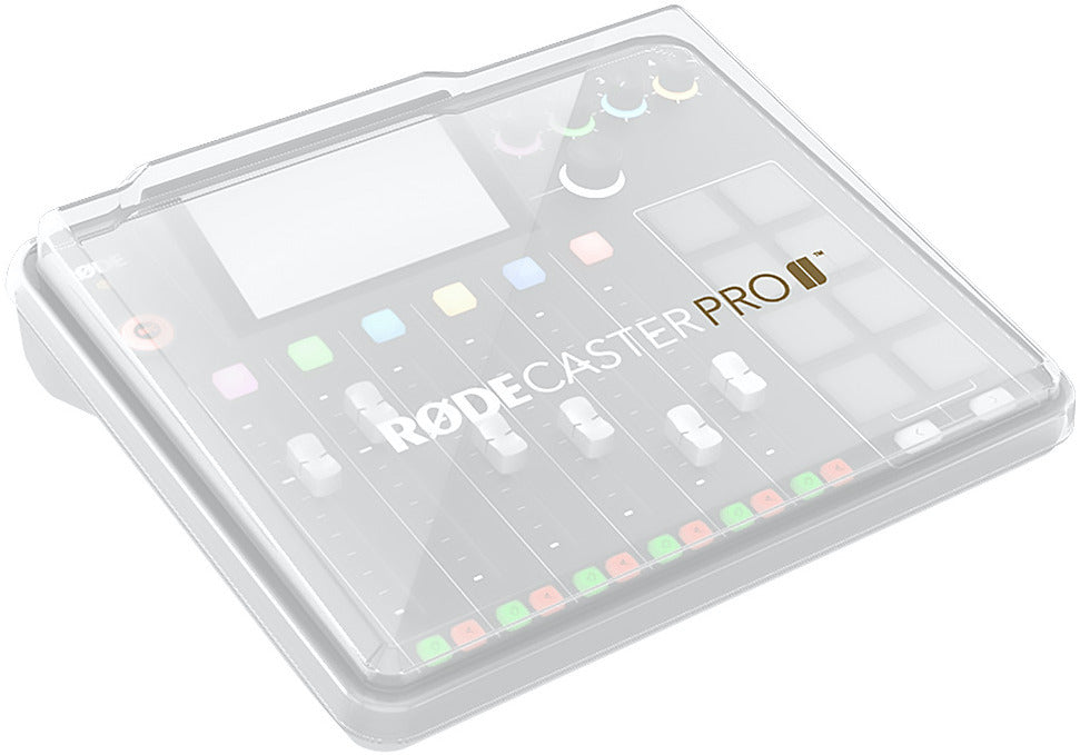 Rode RodeCover 2 protective cover for Rode RodeCaster Pro II audio mixer, made of durable material for device protection.