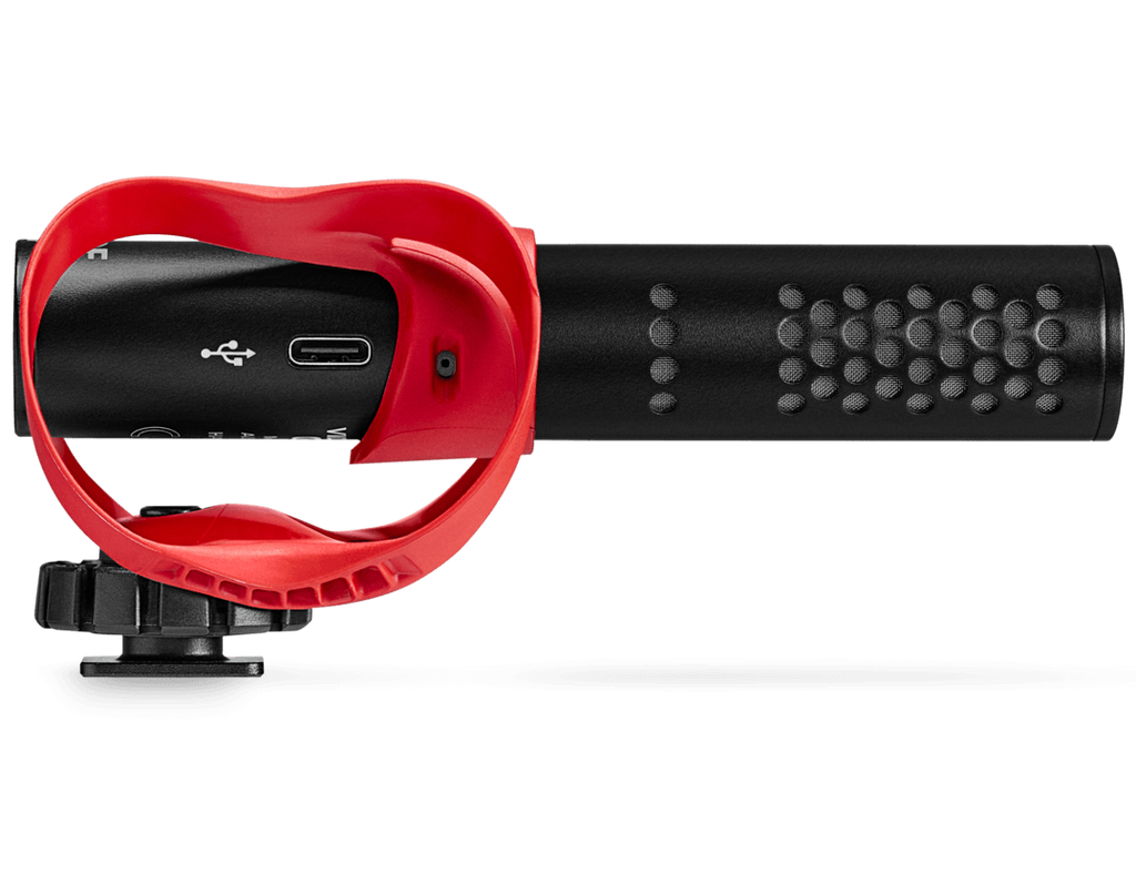 Rode VideoMic Go II shotgun microphones, side view