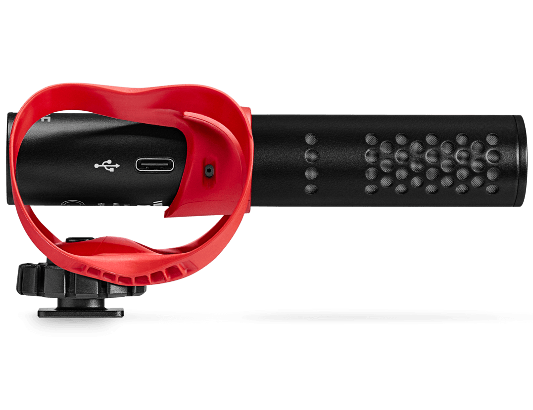 Rode VideoMic Go II shotgun microphones, side view