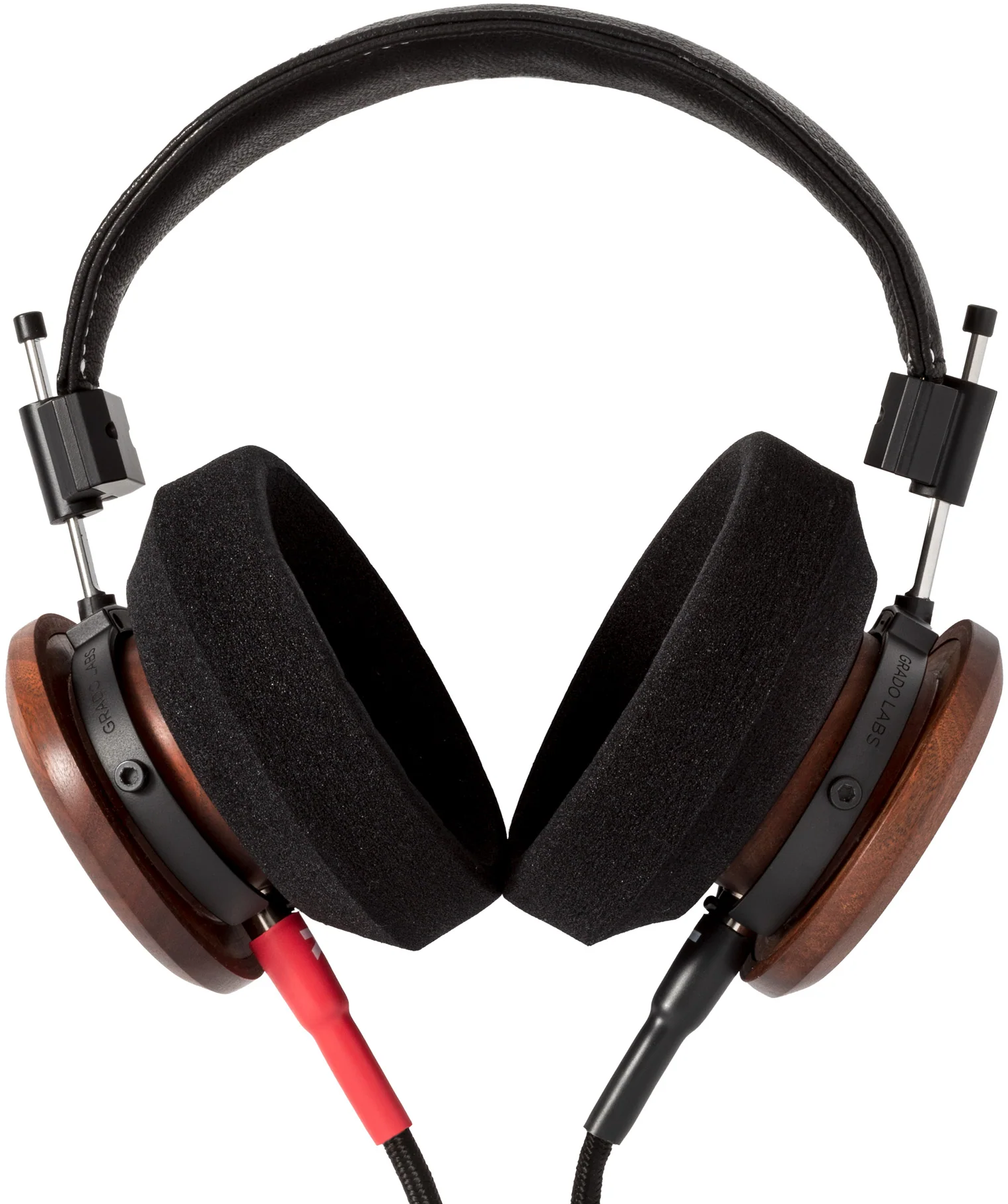 Wired Grado Signature S950 headphones with over-ear design and sleek black finish, featuring detailed ear cups and headband padding.