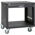 Samson SRK8 Metal Rack 8U rackmount case with sturdy metal construction, suitable for professional audio and equipment storage.