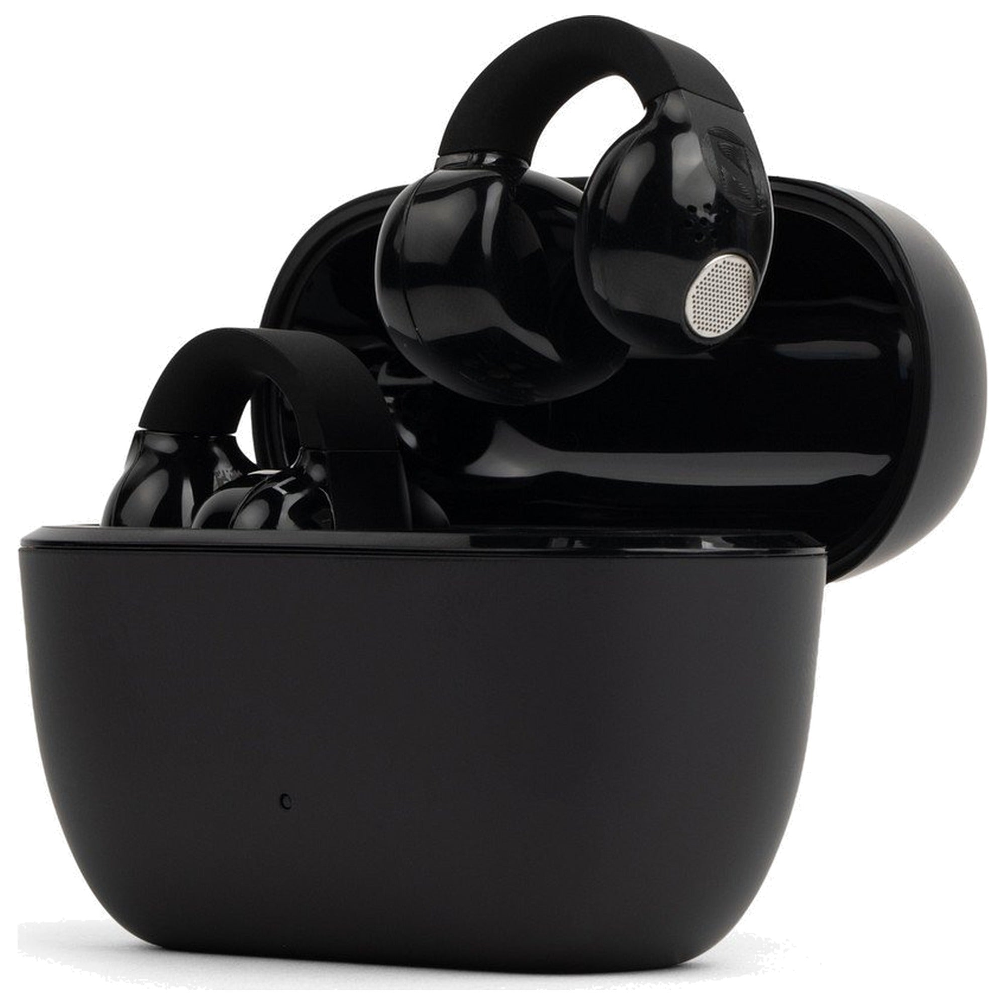 Sennheiser Accentum Clip, Black, earbuds and open case