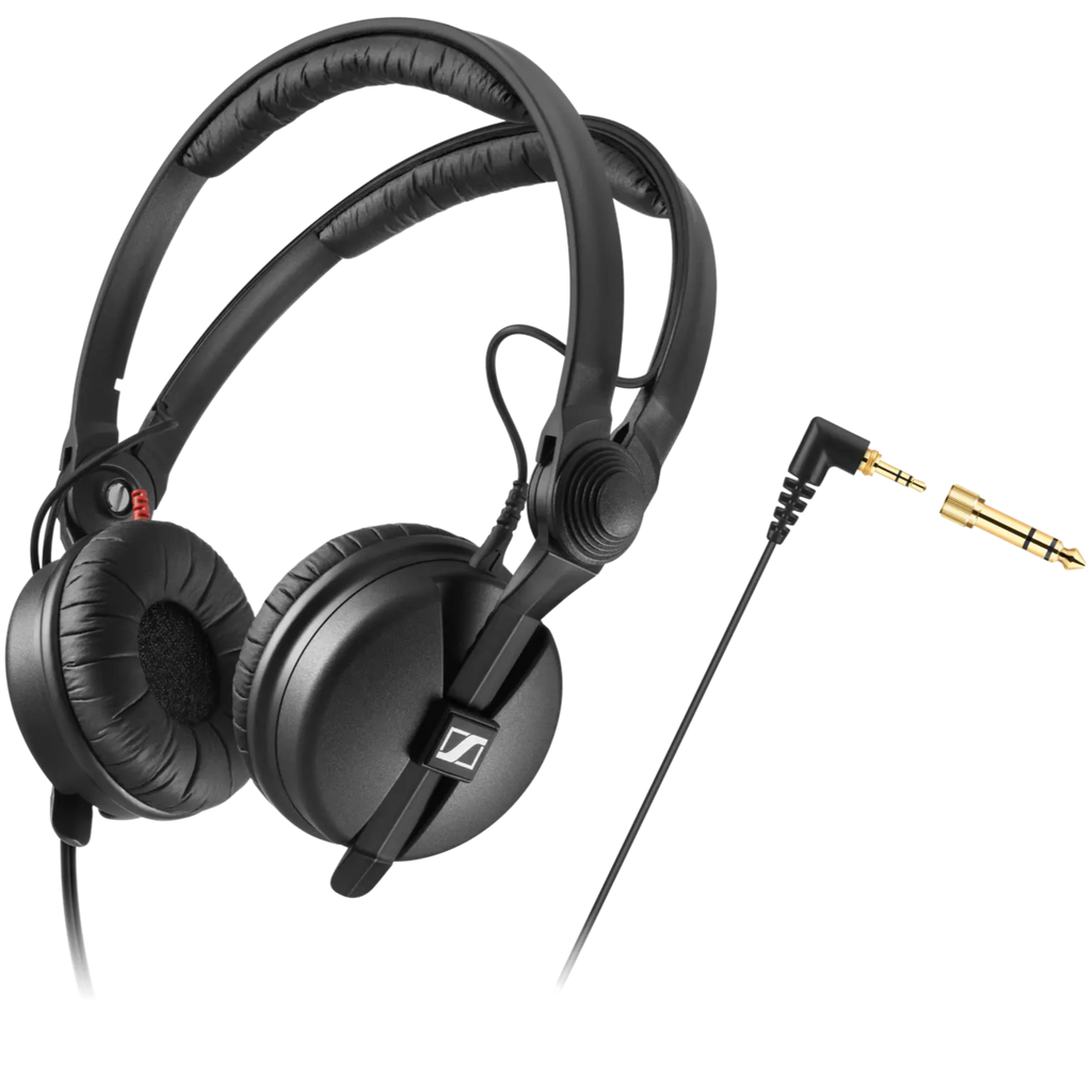 Sennheiser HD 25 DJ headphones, in black