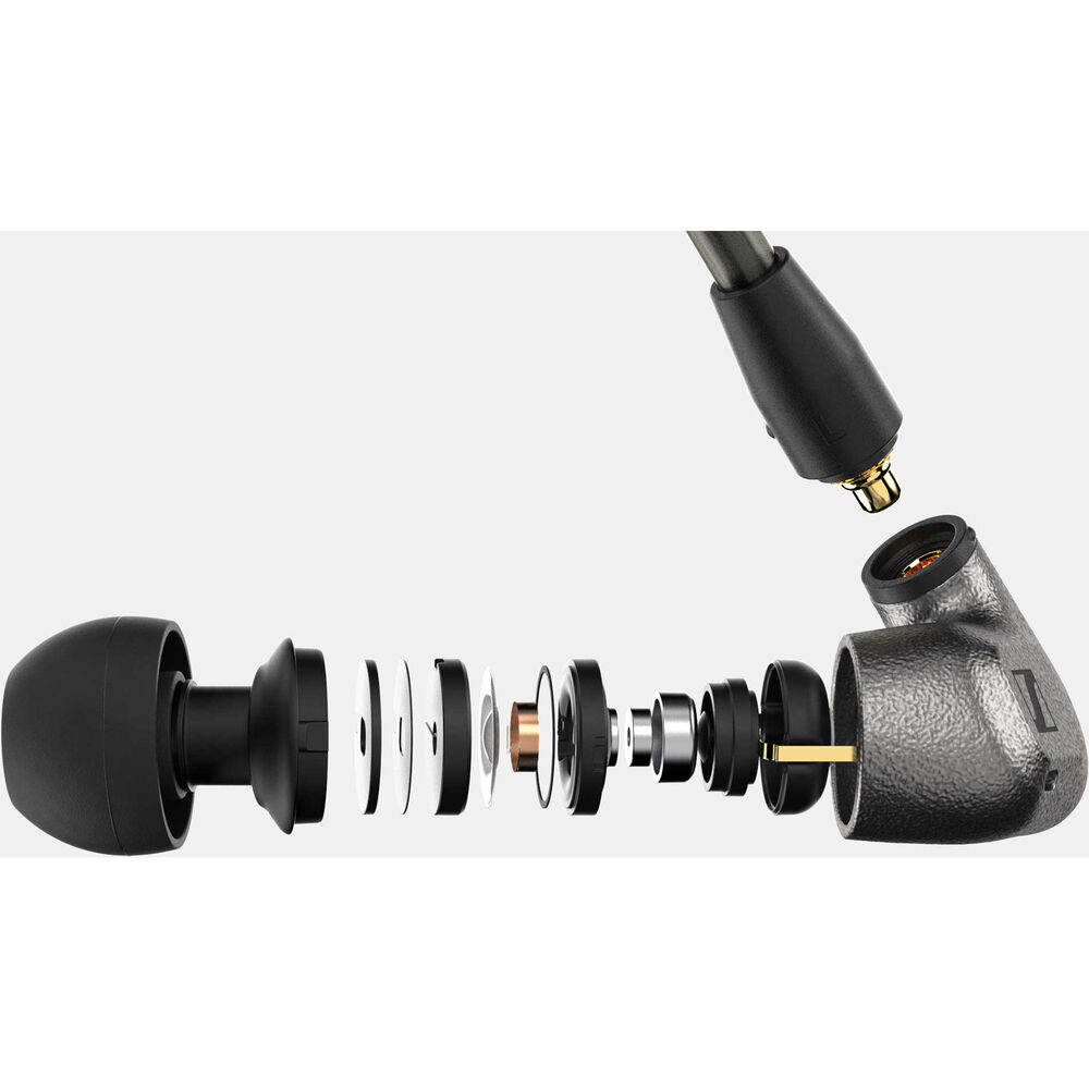 Sennheiser IE 600 in-ear headphones, cable connector detail