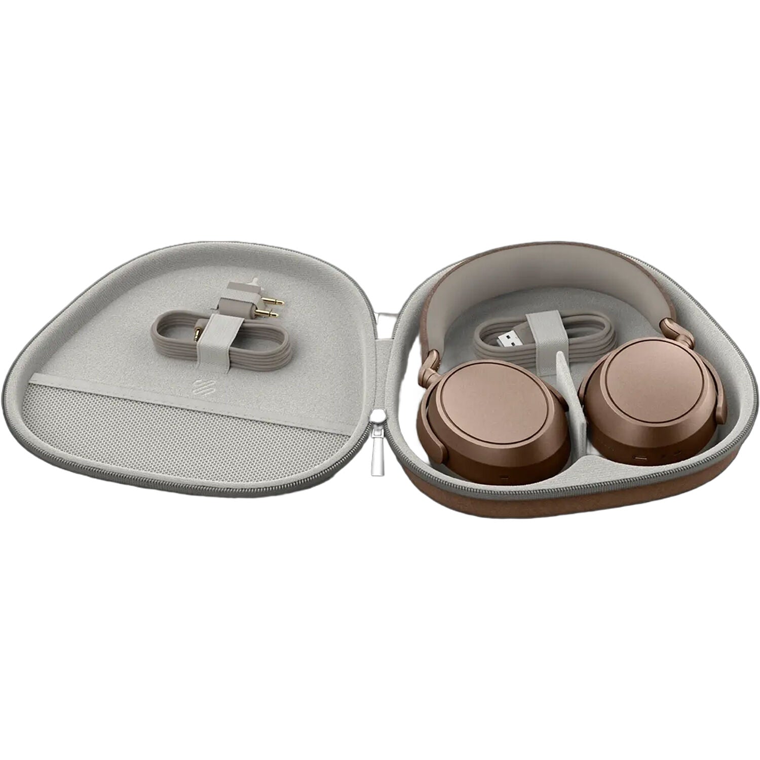 Sennheiser Momentum 4 Wireless headphones, copper headphones in open case