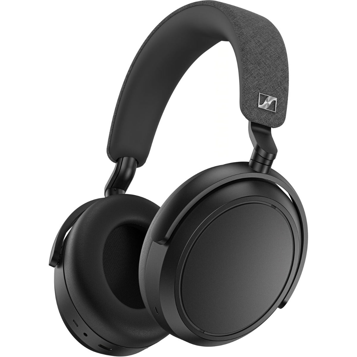 Sennheiser Momentum 4 Wireless headphones, hero view in black