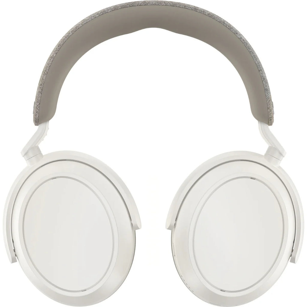 Sennheiser Momentum 4 Wireless headphones, three-quarter view in white
