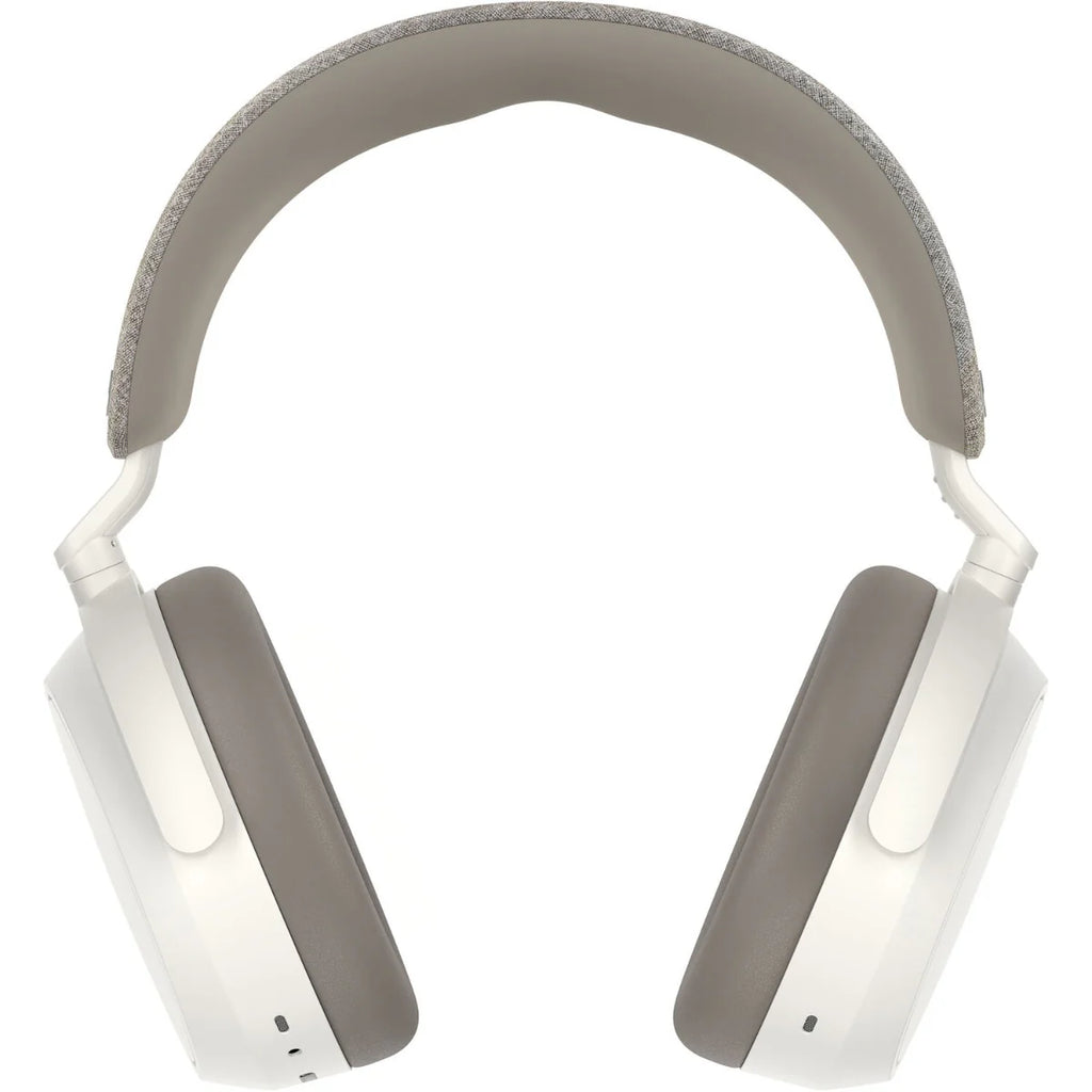 Sennheiser Momentum 4 Wireless headphones, front view in white