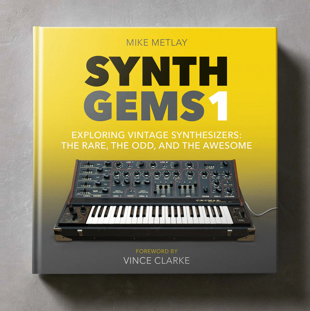 Cover image of Bjooks Synth Gems 1 book featuring a colorful abstract synth-inspired artwork.