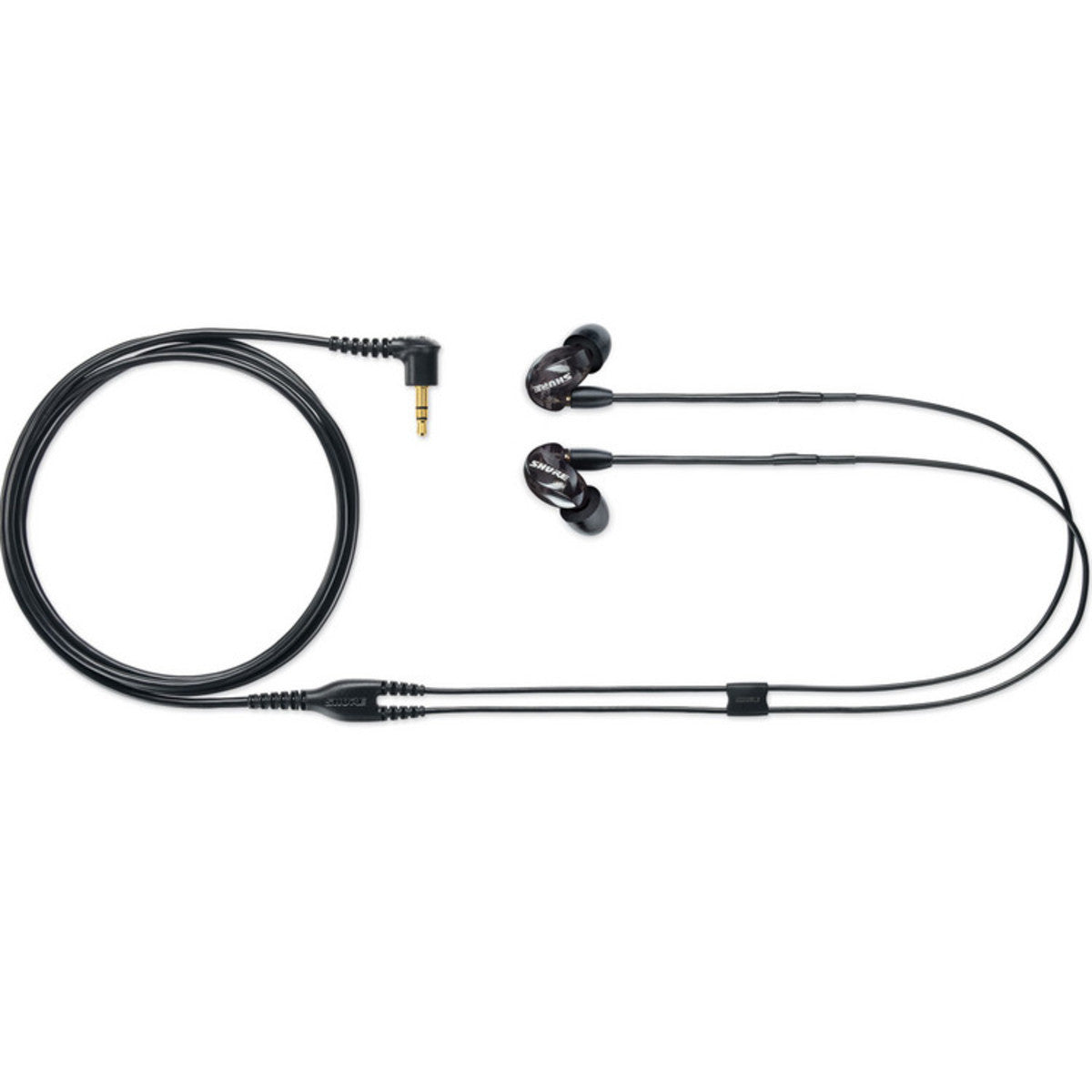 Shure SE215 wired in-ear headphones, in red