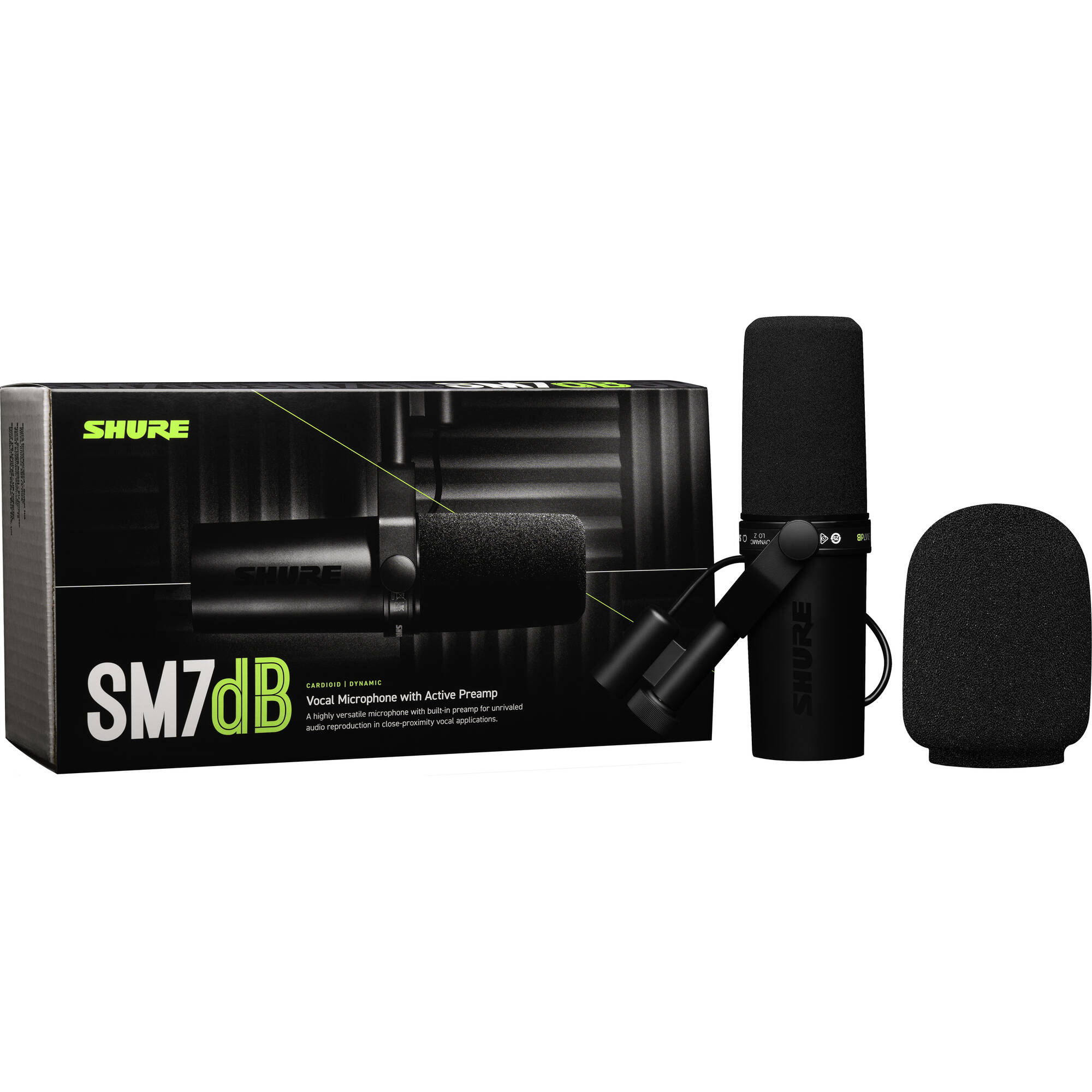 Shure SM7dB dynamic microphone