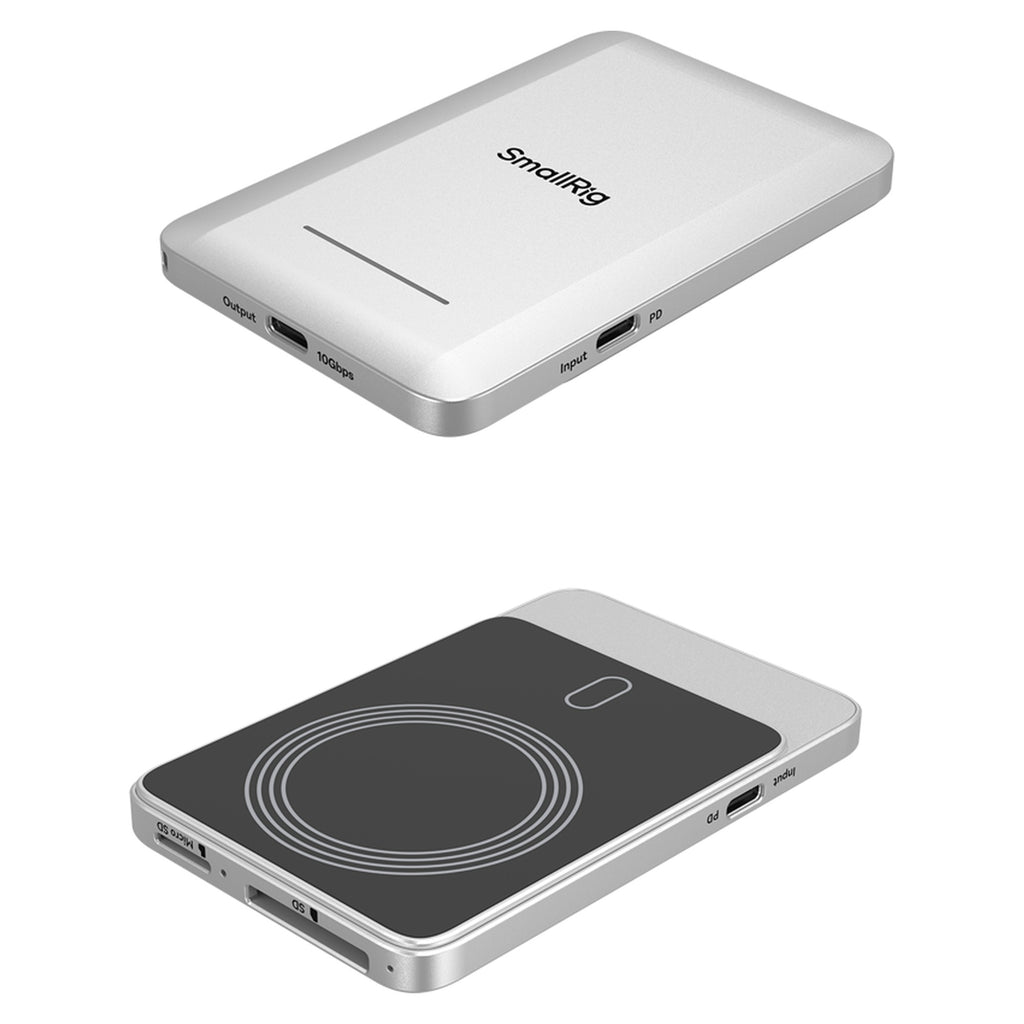 SmallRig Multifunctional Portable SSD ports and magnetic back