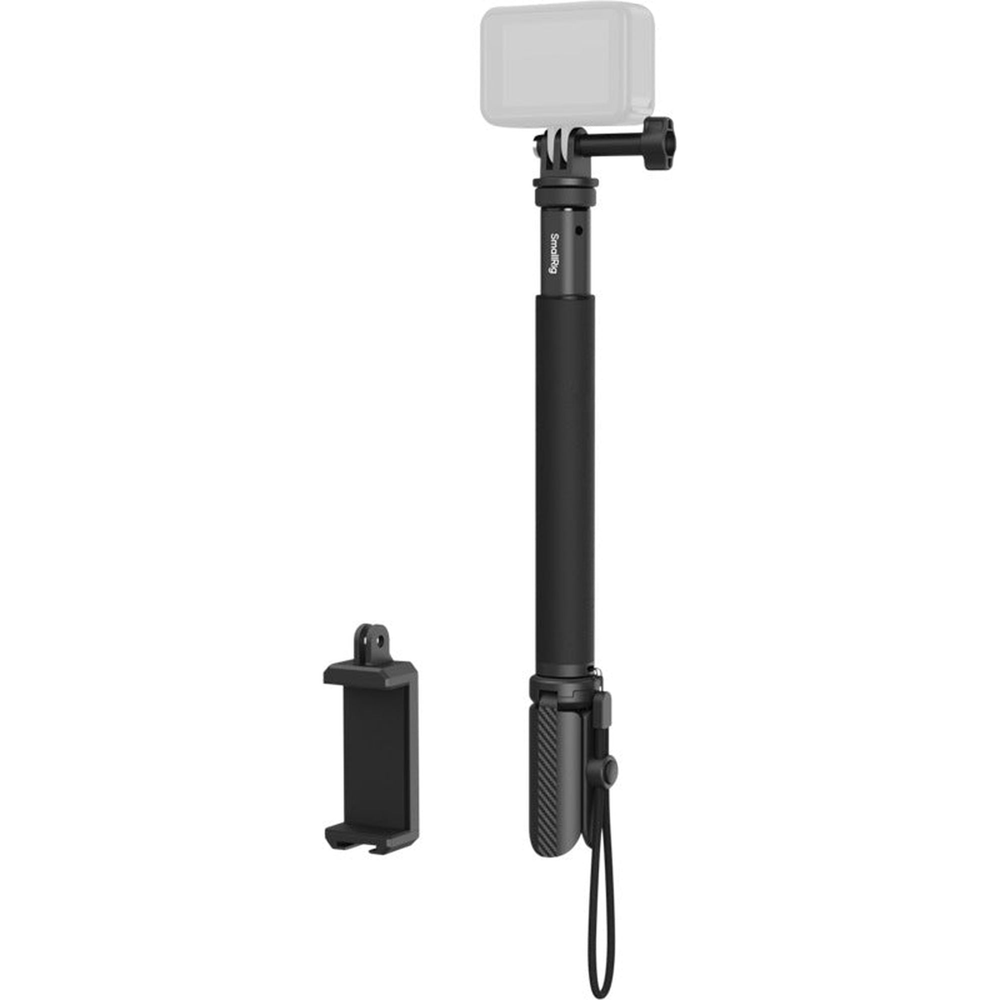 SmallRig Selfie Stick for Action Cameras (5403) selfie stick, extended, front view