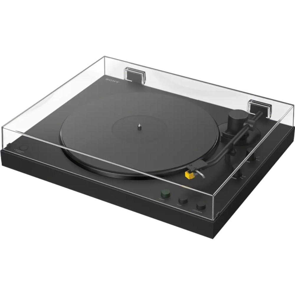 Sony PS-LX5BT turntables, close up