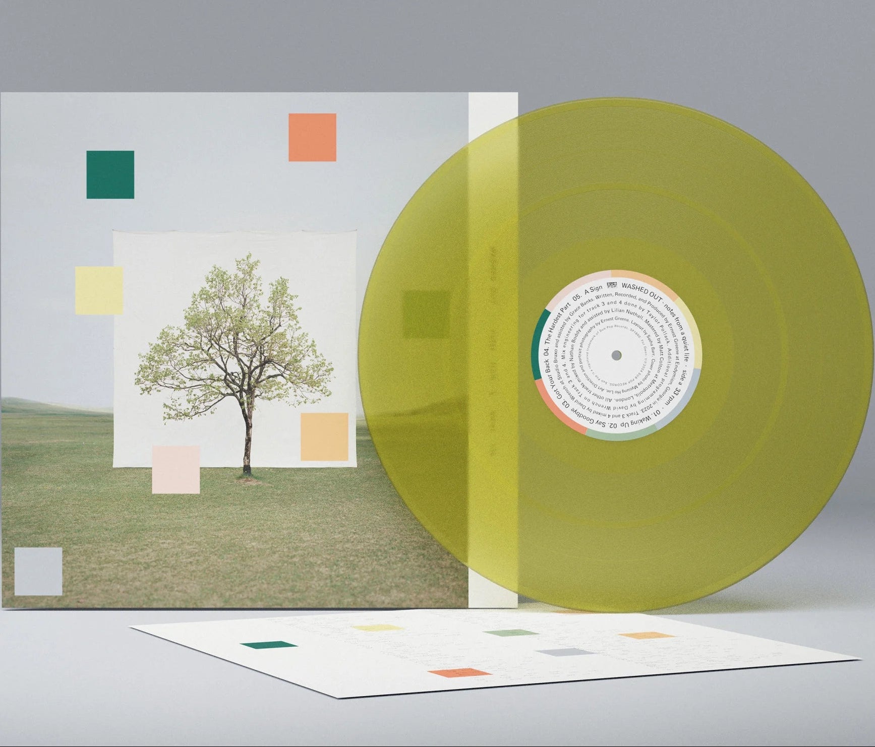 Washed Out - Notes From A Quiet Life (Yellowy Green) Vinyl LP