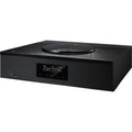 Technics SA-C600 stereo amplifier with sleek black design, front control knobs, and digital display, ideal for high-quality audio systems.
