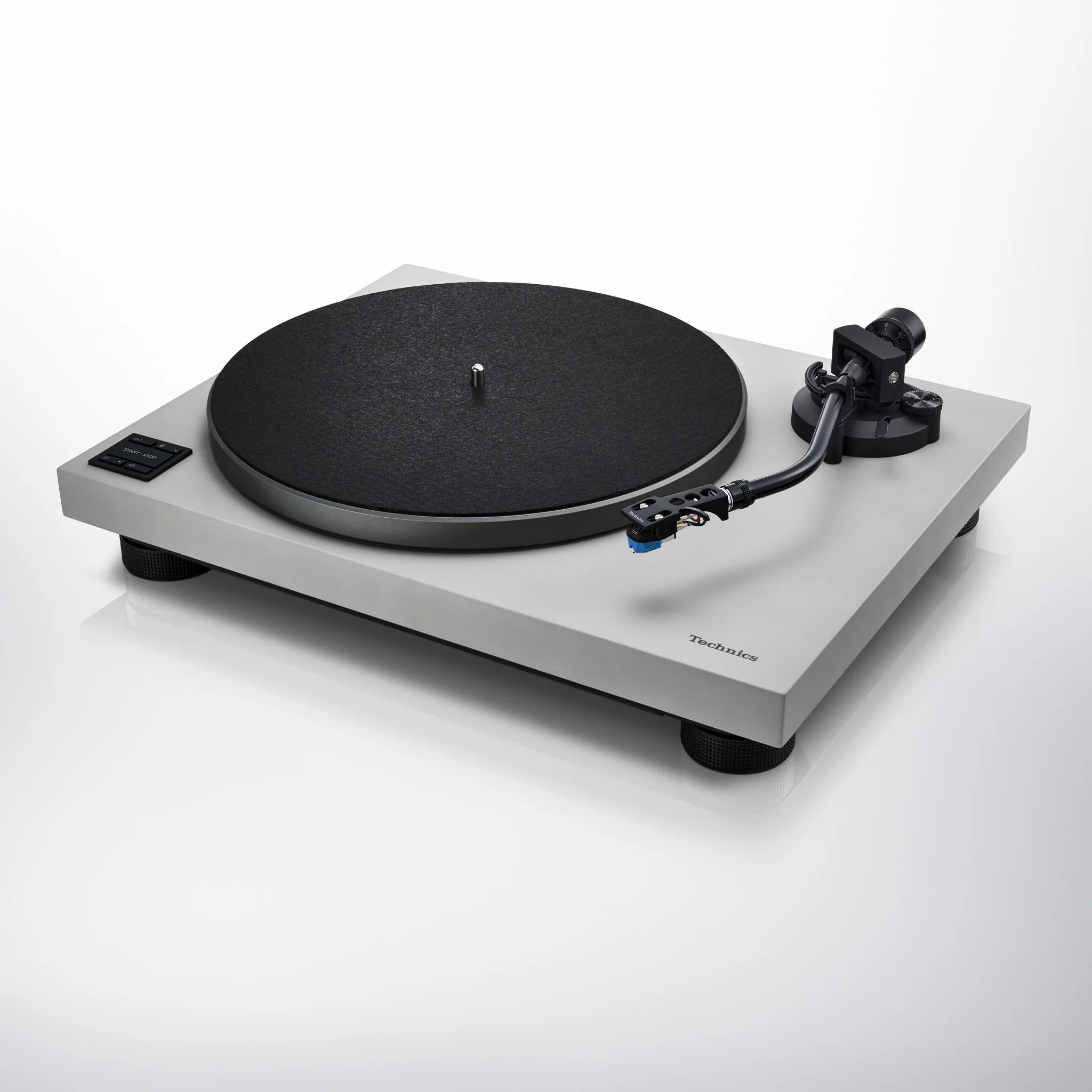 Technics SL-40CBT turntable, black front-angle view
