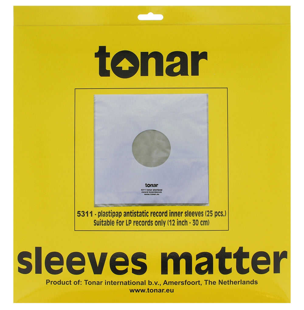 Tonar Plastipap Inner Record Sleeves (25pcs.) record sleeve