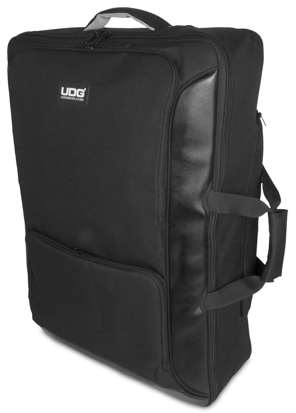 UDG Urbanite MIDI Controller Backpack in black, large DJ bag with padded compartments for DJ gear and accessories.