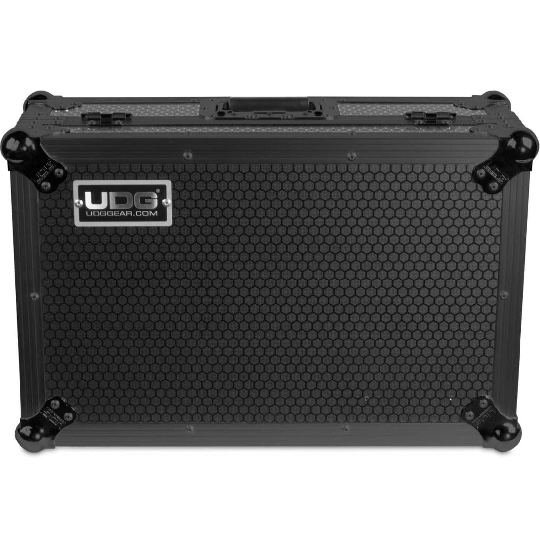 Black UDG Ultimate Flight Case for CDJ and mixer, designed for secure transport of DJ equipment, model MK3.