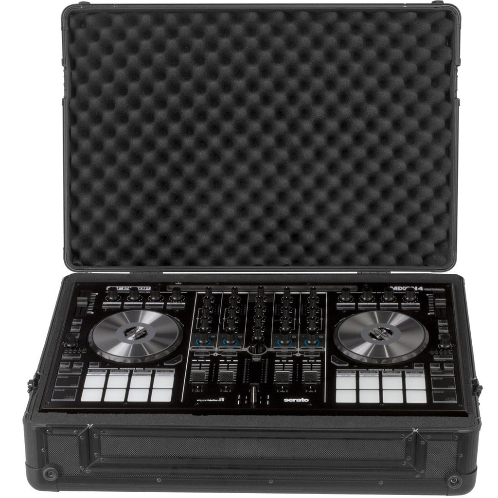 UDG Ultimate Pick Foam Flight Case in black, designed for multi-format DJ gear with sturdy exterior and customizable foam interior.