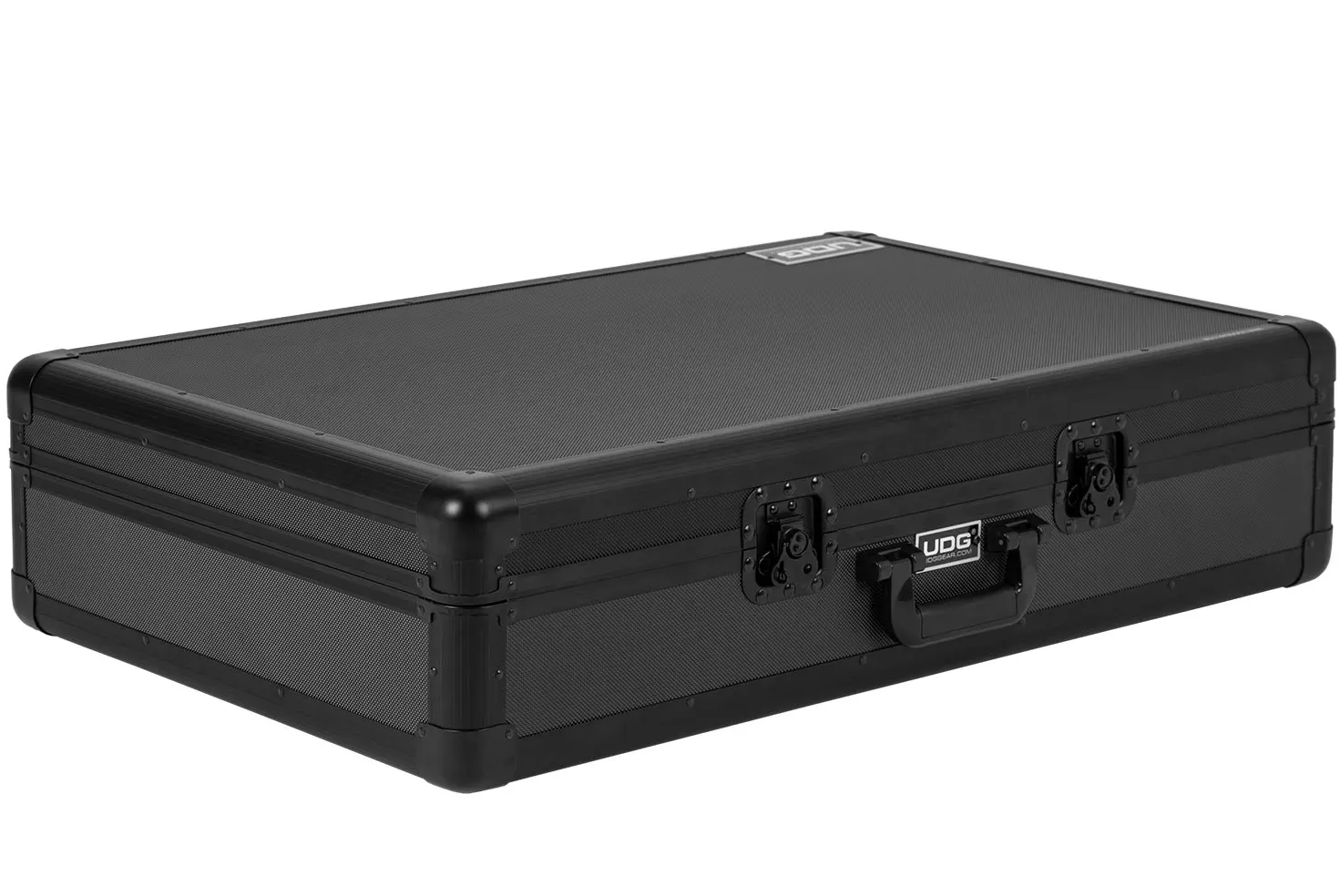 UDG Ultimate Pick Foam Flight Case for AlphaTheta DDJ-GRV6 DJ controller, black protective case with foam interior for transport.