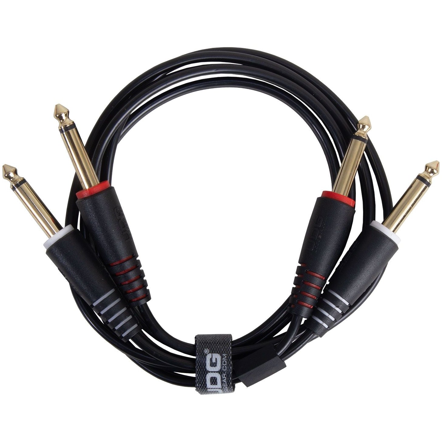 UDG Ultimate Audio Cable Set 1/4'' Jack - 1/4'' Jack Black Straight 1.5m (U97002BL)
