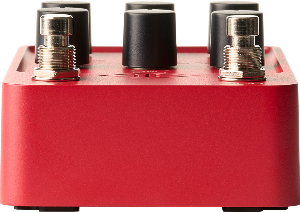 Universal Audio UAFX ANTI 1992 high gain amp effects pedal, shown with control knobs and input/output jacks.