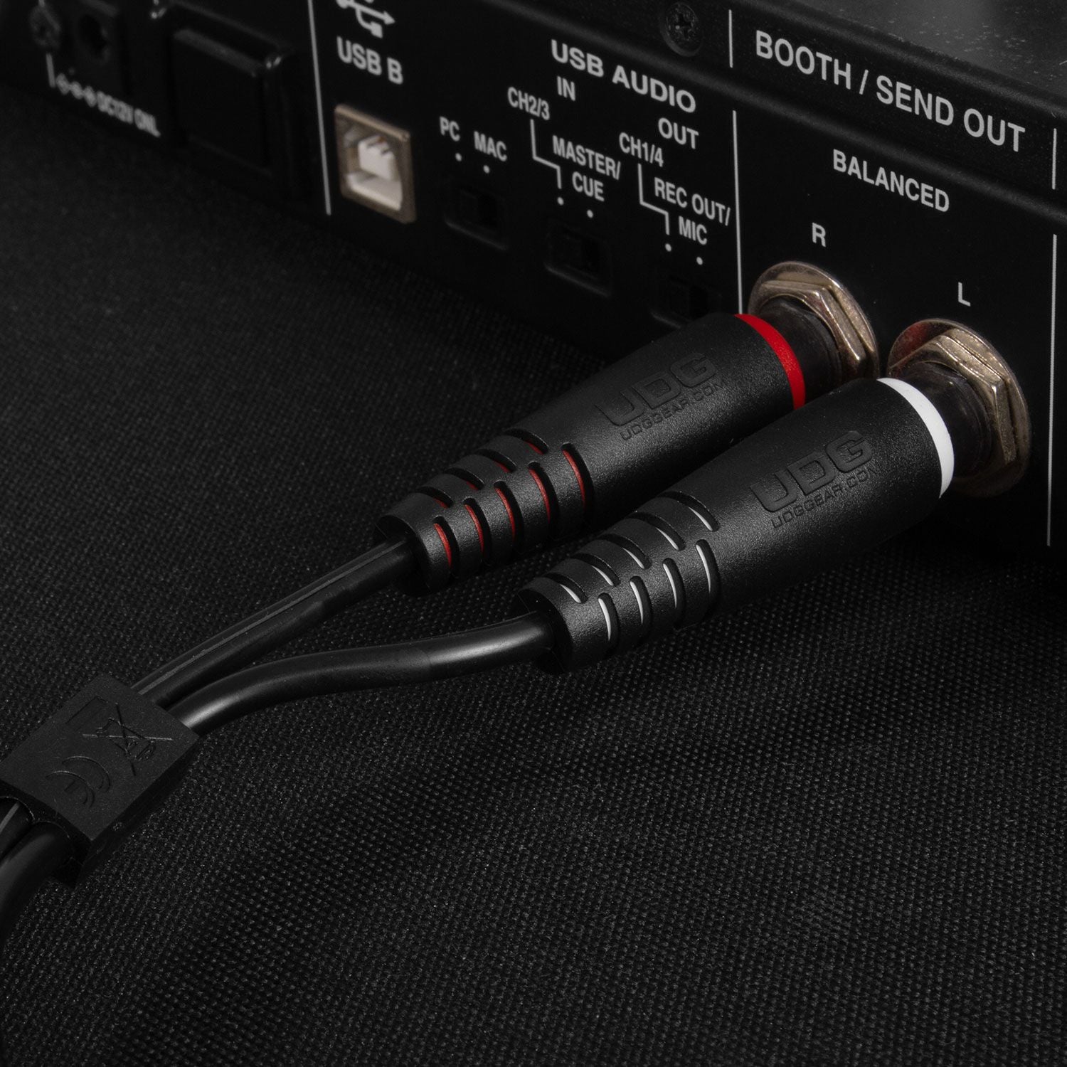 UDG Ultimate 1/4" TRS jack cable set, black straight (1.5 m)