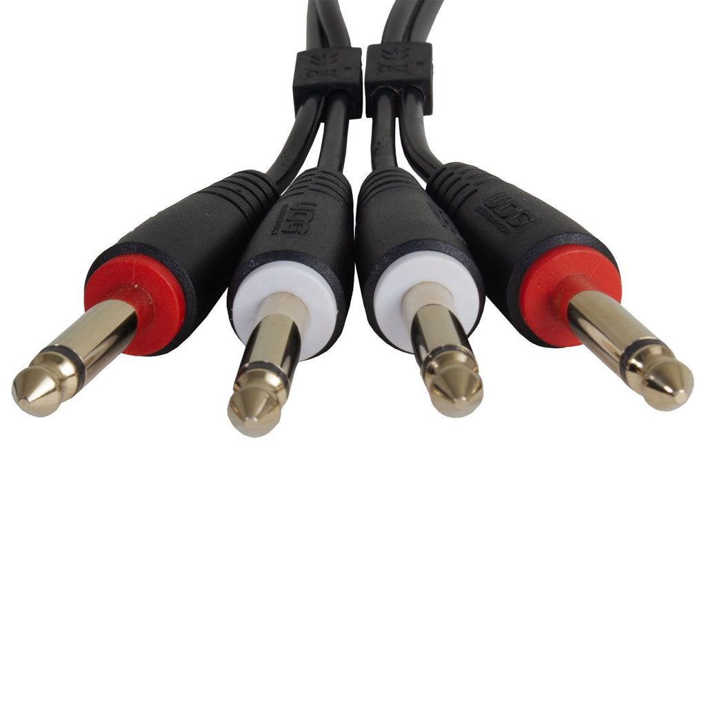 UDG Ultimate Audio Cable Set 1/4'' Jack - 1/4'' Jack Black Straight 3m (U97004BL trs - trs cables, black set view 4