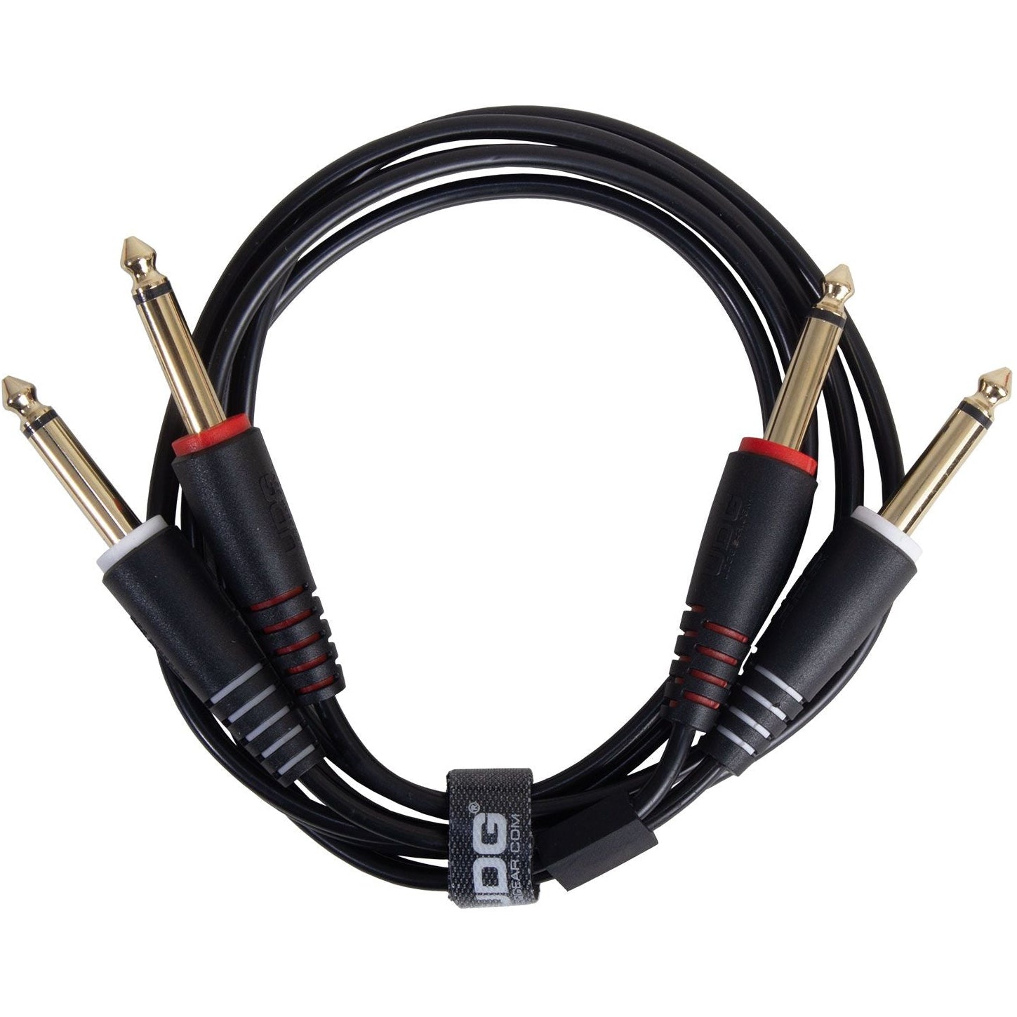UDG Ultimate Audio Cable Set 1/4'' Jack - 1/4'' Jack Black Straight 3m (U97004BL trs - trs cables, black set view