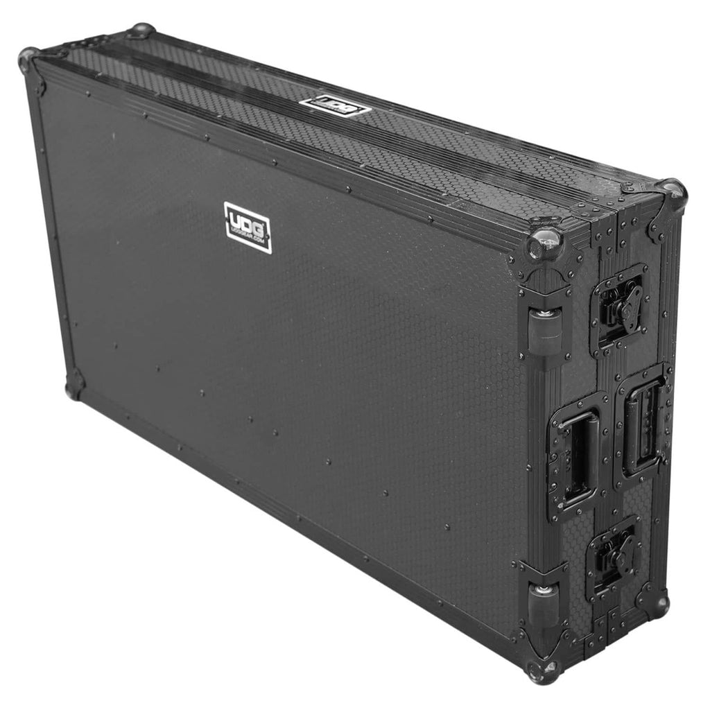 UDG Ultimate Flight Case Portable Z-Style DJ Table Black Plus (Wheels) DJ table flight case, detail view