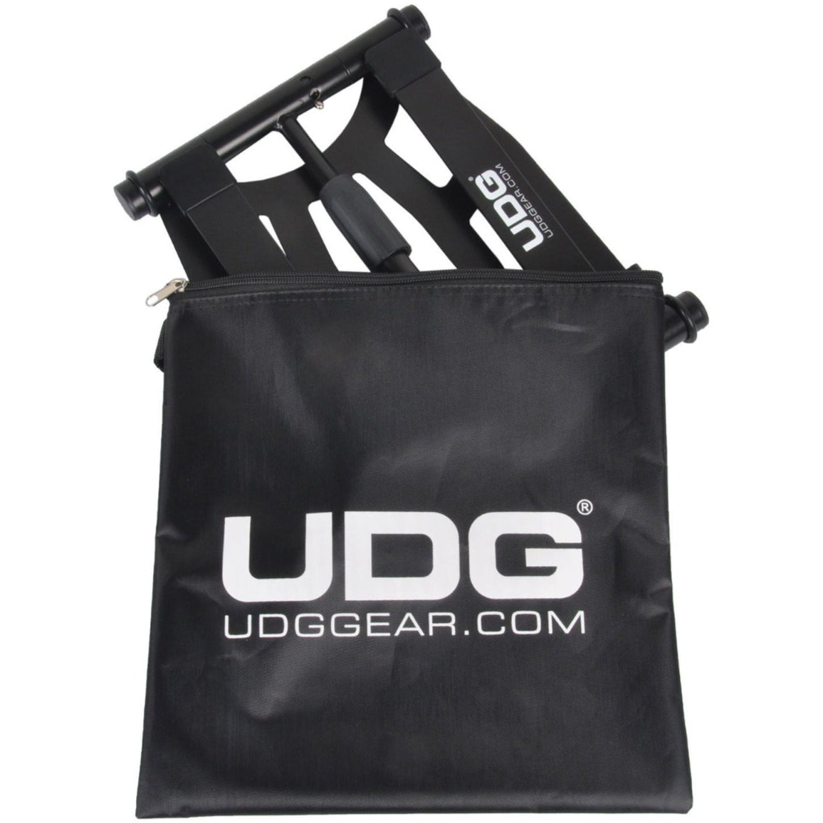 UDG Ultimate Height Adjustable Laptop Stand Black, laptop stands, back, black