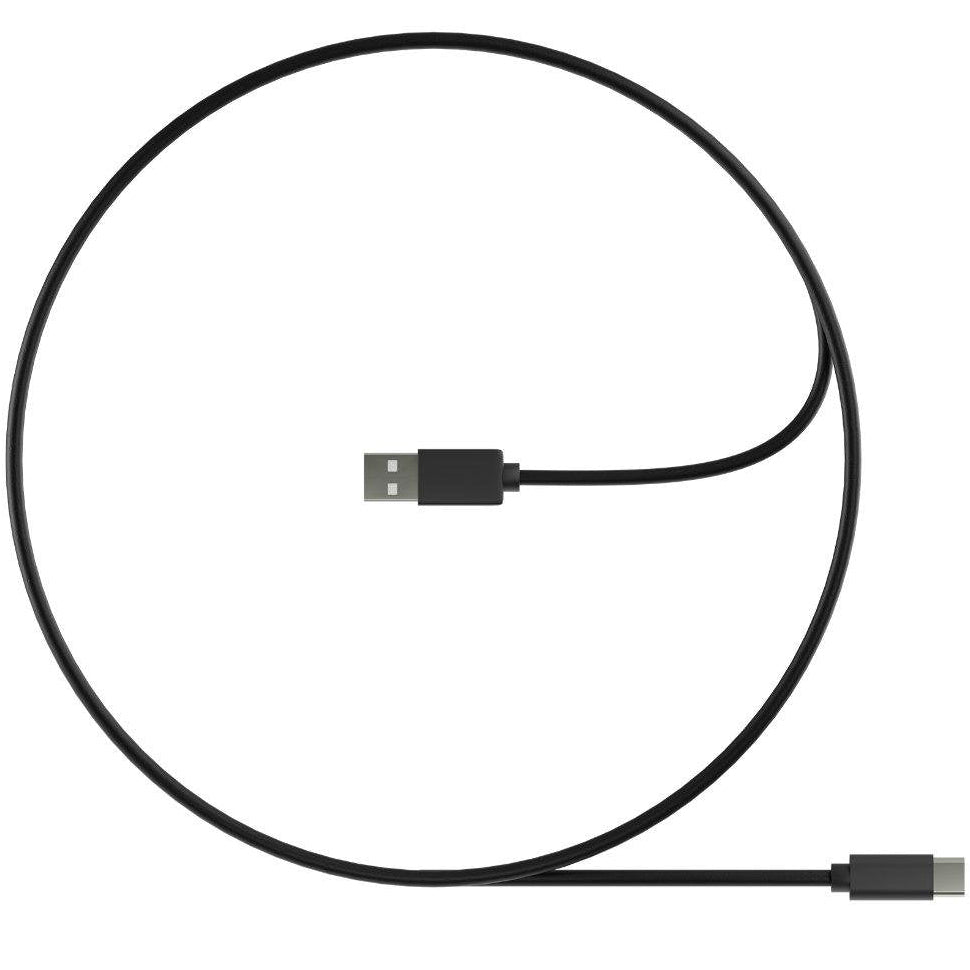 Intech Studio USB Type-C cable with braided nylon exterior, compatible with smartphones and tablets for fast charging and data transfer.