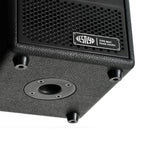 Vestlyd M6C Active underside detail with 35 mm pole mount socket and rubber feet