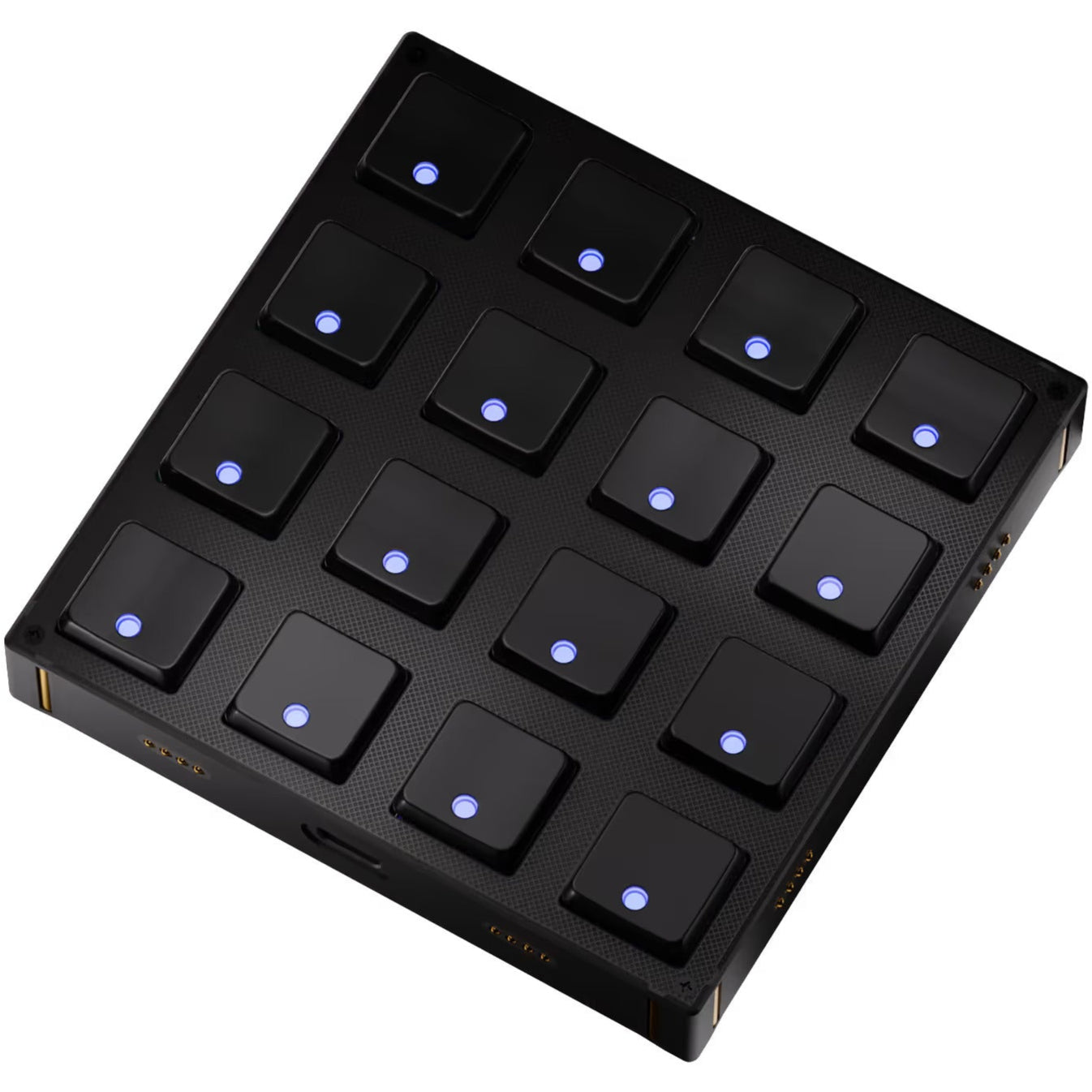 Intech Studio BU16 Series 3 MIDI controller with knobs and buttons, compact design for music production and performance.