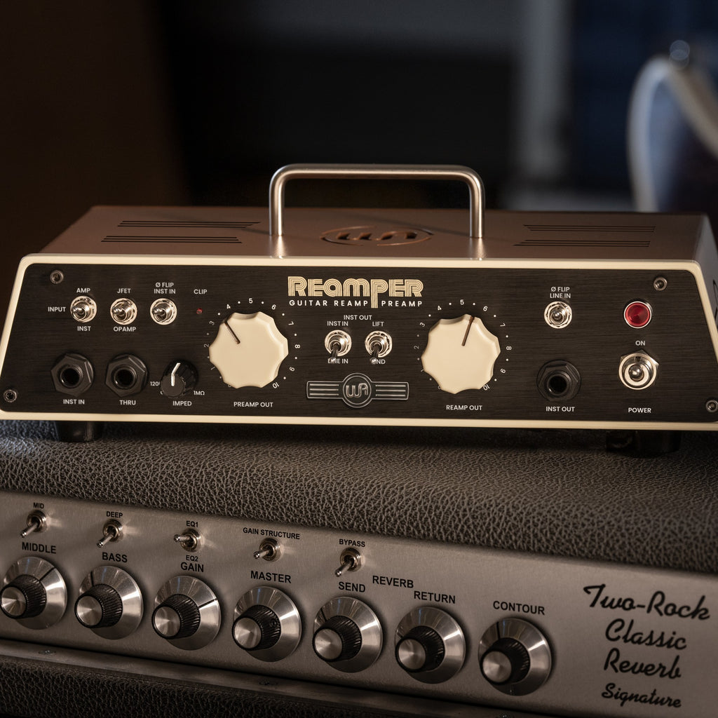 Warm Audio WA-RA Reamper in a studio setup