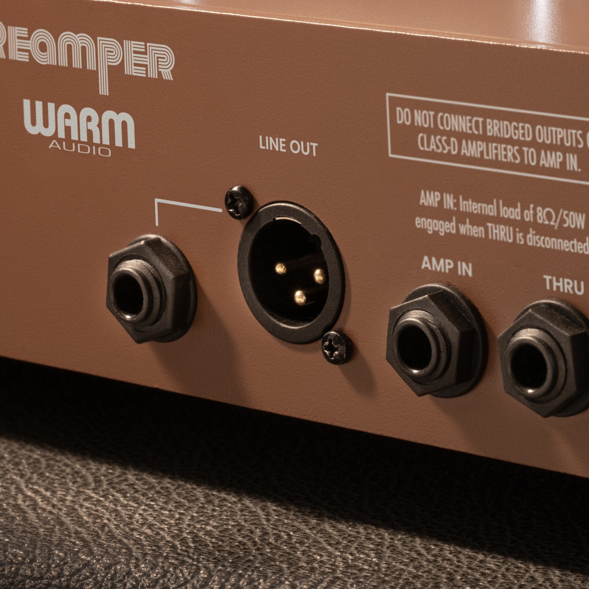 Warm Audio WA-RA rear panel in use