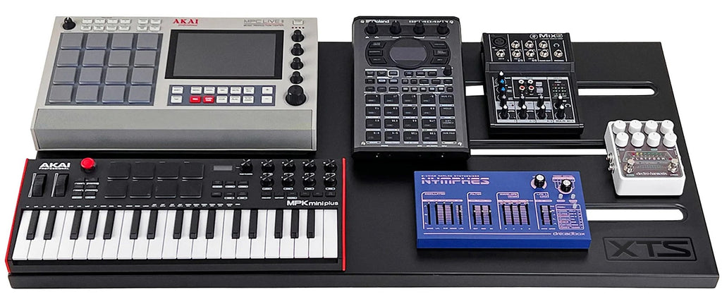 Analog Cases X-PRO Performance Surface keyboard stand with sleek black design and sturdy construction for musical equipment.