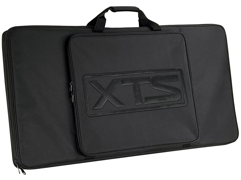 Analog Cases X-PRO Performance Surface keyboard stand showing sturdy black frame and adjustable support for musical keyboards.