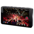 YoloLiv YoloBox Pro video monitor showing a large touchscreen display with multiple control options and live streaming features.