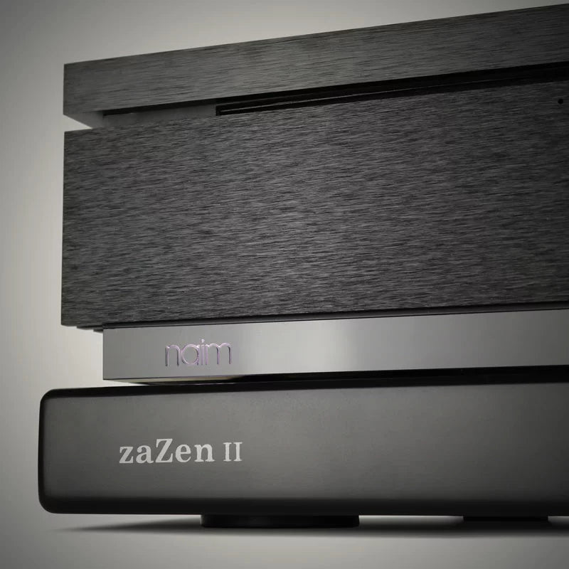 IsoAcoustics zaZen II studio monitor stands with sleek black design and adjustable height for optimal audio positioning.