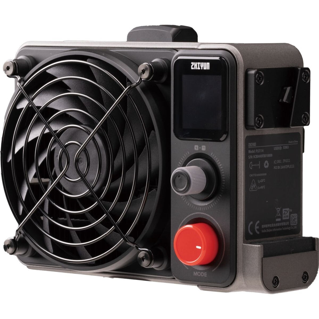 Zhiyun Molus LED X200 Bi-Color COB light showcasing adjustable brightness and color temperature for professional lighting.