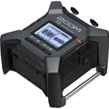 Zoom F3 field recorder, rear panel with ports