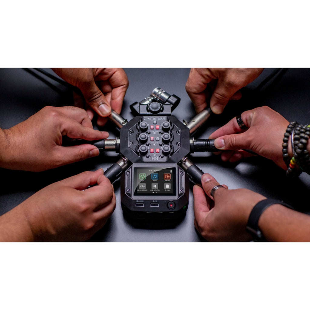 Zoom H8, digital recorders, view 9