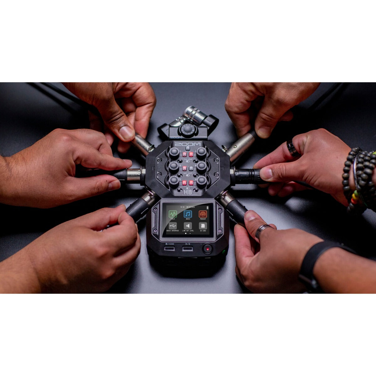Zoom H8, digital recorders, view 9