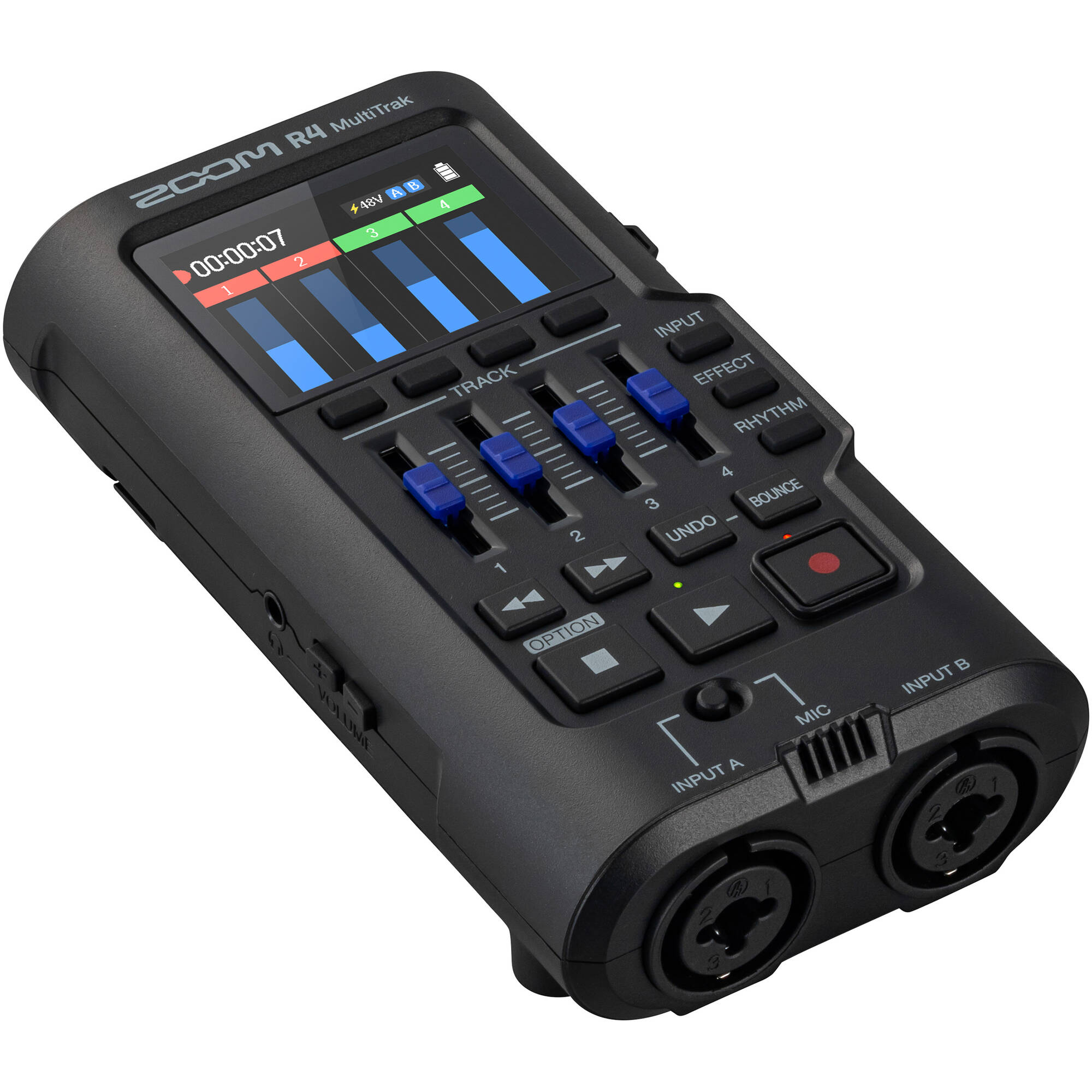 Zoom R4 MultiTrak digital recorder, front view
